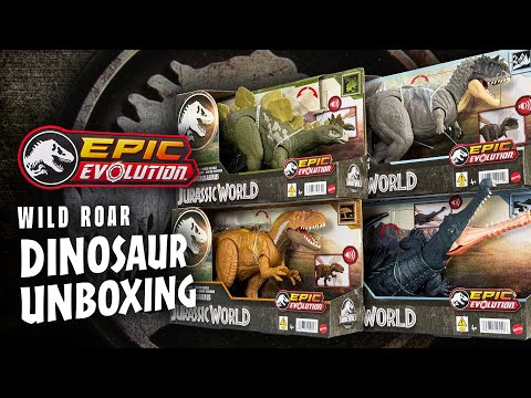 ELECTRONIC ROAR! New Jurassic World 'Epic Evolution' Toy Unboxing + Review / collectjurassic.com