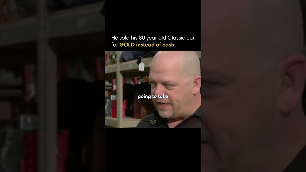 He sold his 80 year old classic car for gold instead of cash
