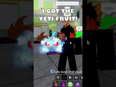 I GOT THE YETI FRUIT... IN Roblox Blox Fruits