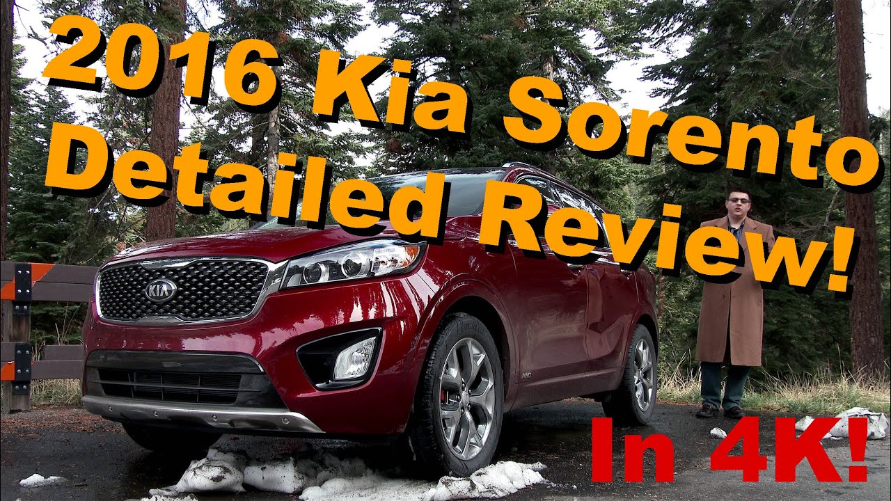 2016 Kia Sorento Detailed Review and Road Test - in 4K!