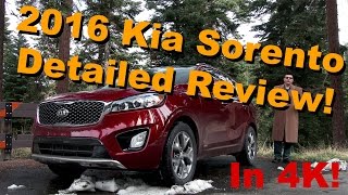 2016 Kia Sorento Detailed Review and Road Test - in 4K!