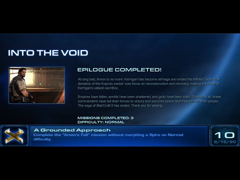Starcraft 2 LotV "A Grounded Approach" Achievement