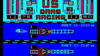 BBC/ELECTRON - US DRAG RACING - TYNESOFT - 1985