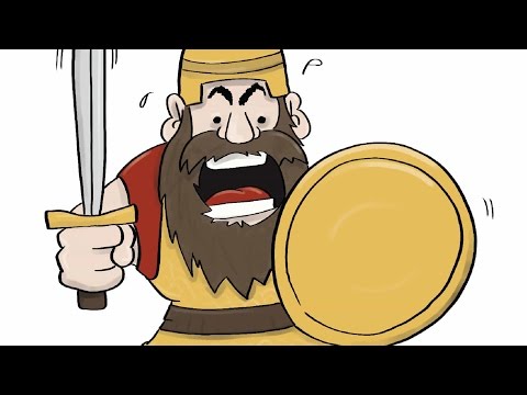 David and Goliath Speed Drawing for "No Techknowledgey" Christian Comic