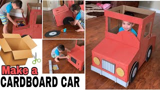 DIY Car | How to make a cardboard car (foldable)