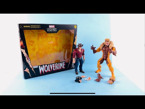 Marvel Legends Wolverine 50th Anniversary WOLVERINE and SABERTOOTH Video Review