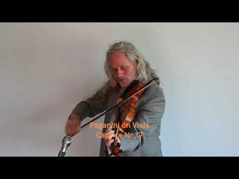 Paganini on viola, Caprice No 17, Nr 17, Ingo-Rainer Voelskow on a 43 cm viola
