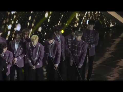 180125 서울가요대상 워너원 Wanna One 대기석(레드벨벳+워너원 본상 수상)