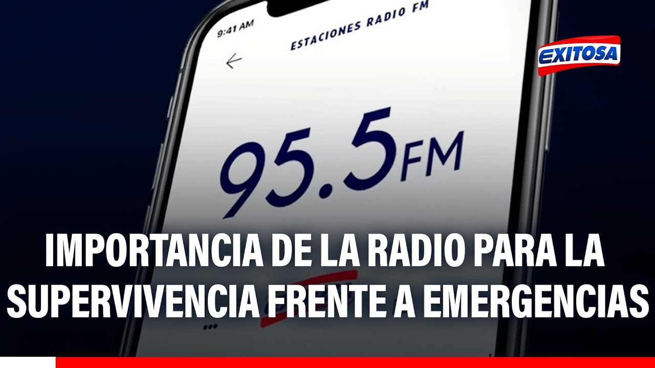 🔴🔵La importancia de la radio para la supervivencia frente a emergencias
