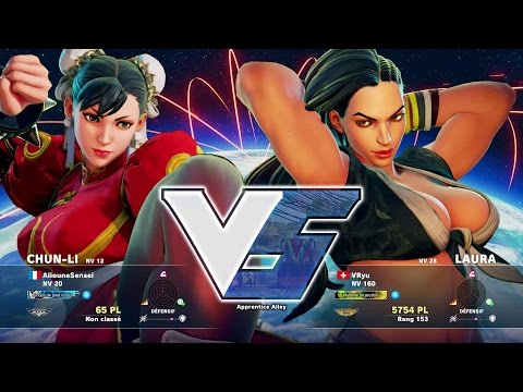 Alioune ( Chun-li ) VS Vryu ( Laura ) HD 1080p - Street Fighter 5