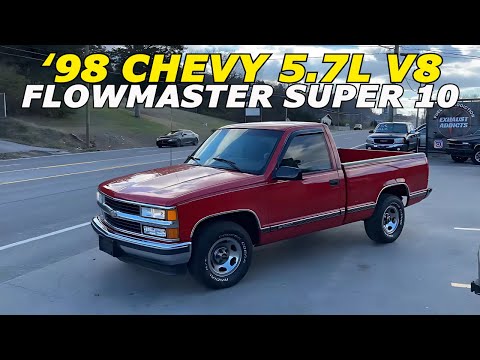 1998 Chevy 1500 5.7L V8 Exhaust Sound w/ Flowmaster Super 10!