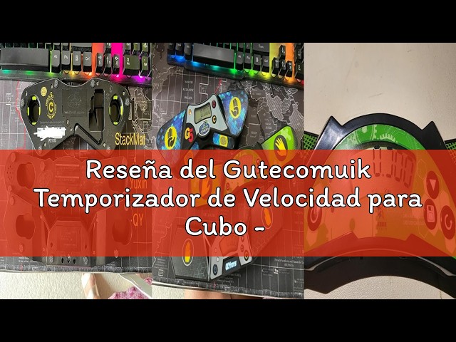 Vídeo relacionado con Temporizador de competición apilado: temprizador de Velocidad con Control táctil y Pantalla | Temporizador responsivo para la Competencia Cube Race Stack | Regalo de competición de Entrenamiento para