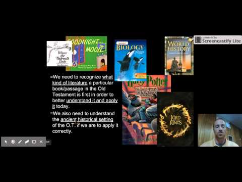 Interpreting the O.T. & Intro to Torah/Pentateuch