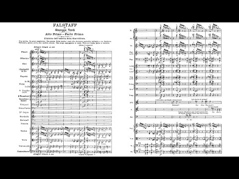 Giuseppe Verdi - Falstaff (Audio + Full Score)