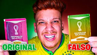FUI ENGANADO! COMPREI PACOTES DE FIGURINHA FALSOS DA COPA DO MUNDO 2022! FUI ENGANADO! COMPREI PACOTES DE FIGURINHA FALSOS DA COPA DO MUNDO 2022!