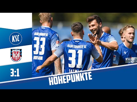 Testspiel Höhepunkte KSC - FSV Frankfurt