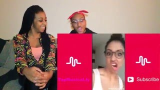 Couple Reacts : Liza Koshy Musical.ly Compilation Reaction!!