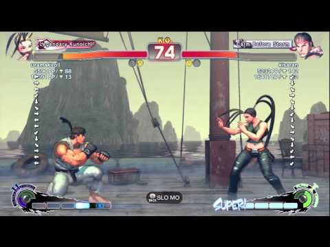 Kisaran (Ryu) vs. Uramakiroll (Ibuki), Marsama (Ibuki) - SSFIV AE 2012 Matches