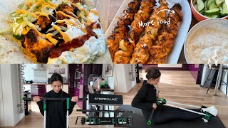 What I Eat In A Day & GYMPROLUXE Band & Bar Set!