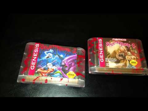 Splatterhouse Reproduction Carts (Sega, Genesis)