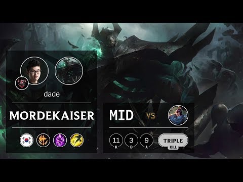Mordekaiser Mid vs Yasuo - KR Grandmaster Patch 9.15