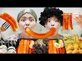 MUKBANG Spicy Tteokbokki EATING and sundae gimbap Cheese balls by HIU 하이유