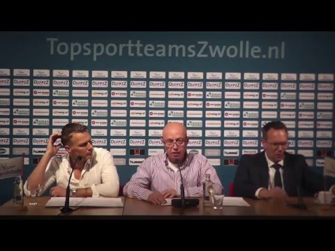 Persconferentie Landstede Basketbal  - Donar