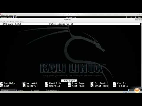 Slowloris Is A Denial Of Service Attack Using This Tool Kali Linux