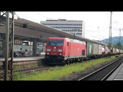Eisenbahnverkehr in Koblenz HBF Mit Br 460 1440 442 203 101 425 429 644 462 186 401 648 187 193 189