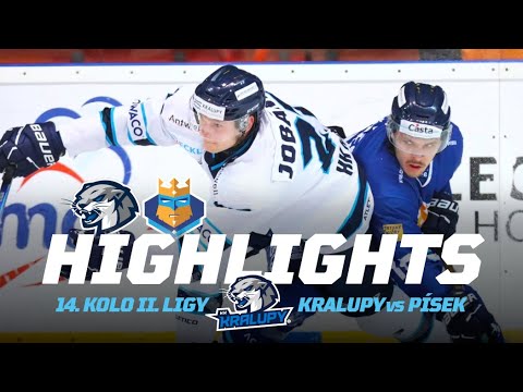 14. kolo HK Kralupy vs IHC Králové Písek | 2. liga 2025/26 Highlights