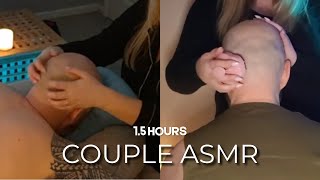 1.5 Hours of Pure ASMR Bliss 💆‍♂️✨ | Bald Head Scratching, Massage & Beard Care Compilation