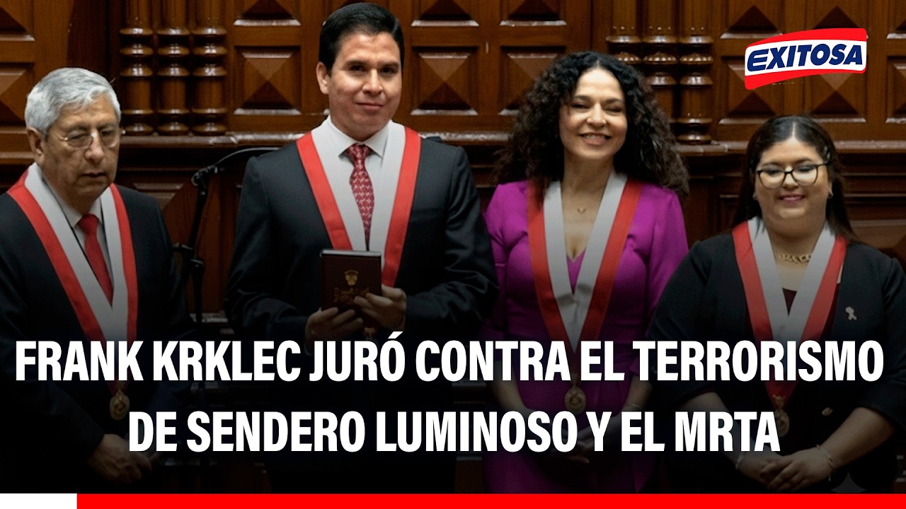 🔴🔵 Frank Krklec juró como diputado reivindicando la lucha contra el terrorismo