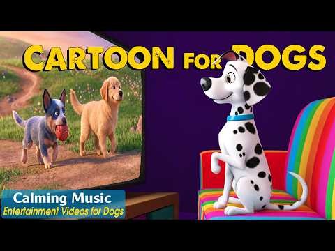 Dog Cartoon: Top Anti–Separation Anxiety Videos for Dogs to Watch – Dog TV & Relaxing Music for Dogs