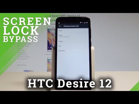 How to Add Screen Lock to HTC Desire 12 - Set Up Pattern |HardReset.Info