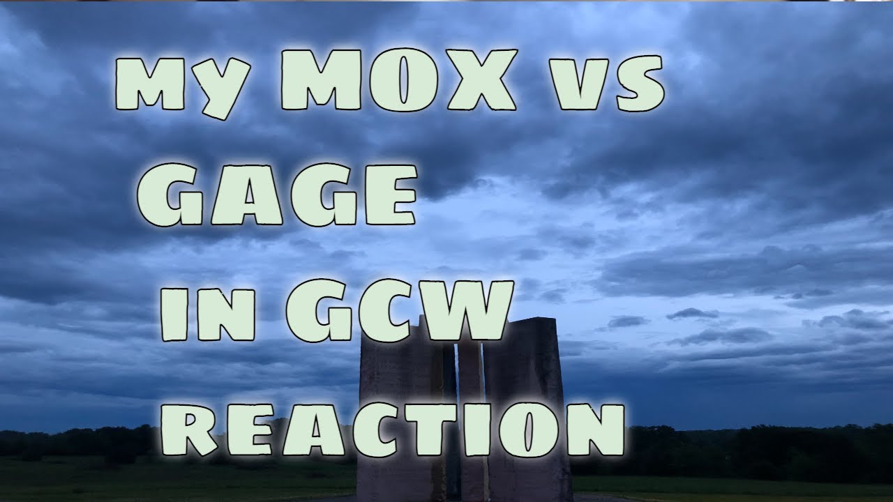GCW FIGHT CLUB MOX VS GAGE REACTION