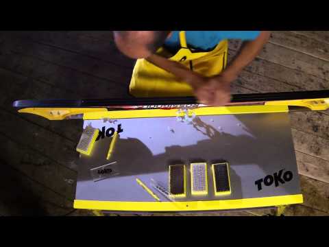 Nordisch: Belag abziehen und ausbürsten