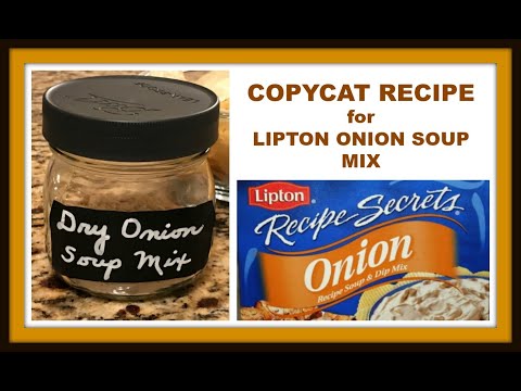 Copycat Recipe for Lipton Onion Soup Mix - Make your...