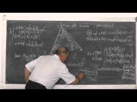 1/2 Lectia 527 - Triunghiul echilateral si proprietatile sale - Tema la geometrie plana - Clasa 6