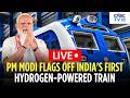 LIVE PM Modi Launches India S First Hydrogen Powered Train Hydrogen Train Indian Railways N18L