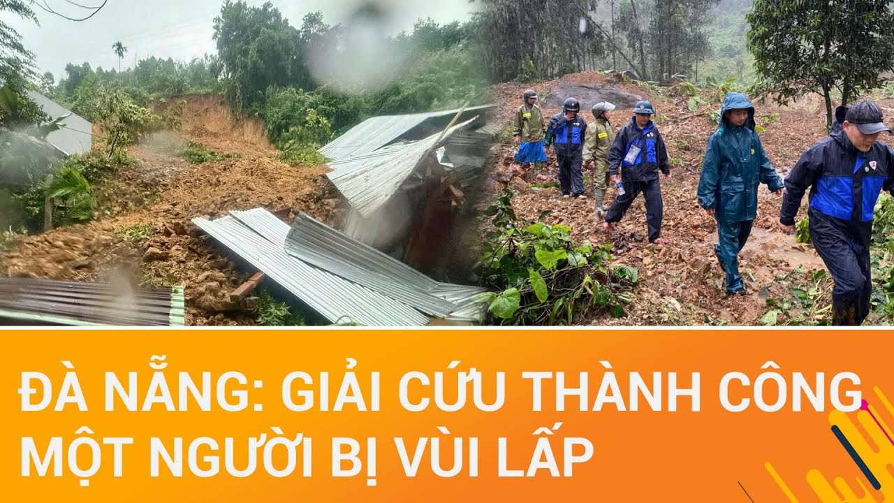CHÀO NGÀY MỚI | Đà Nẵng: Giải cứu thành công người đàn ông bị vùi trong bùn đất