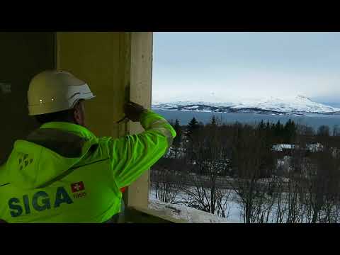 Montering av dampbrems - SIGA Twinet