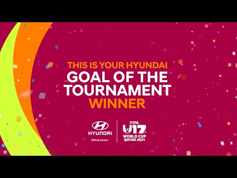 Hyundai Goal of the Tournament Winner | FIFA U-17 World Cup Qatar 2025