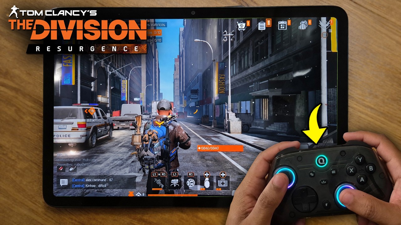 JOGUEI o THE DIVISION RESURGENCE com o NOVO CONTROLE QRD Ferrox M5