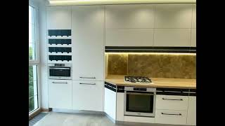 Современная угловая белая кухня Проект 118 фото 3