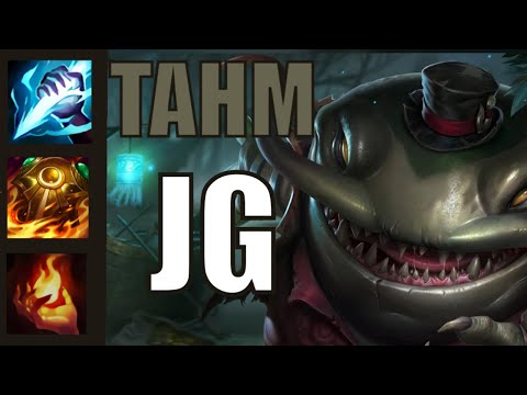 NEW TAHM KENCH Jungle Season 12 +  Build Runes Clear | Tahm Jungle Guide League of Legends lol