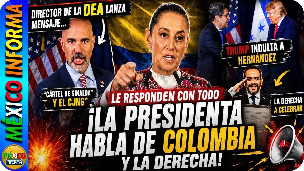 OTRA VEZ LA D3A LE ECHA LA CULP4 A MÉXICO. LE RESPONDEN CON. SHEINBAUM HABLA DE LA DERECHA.