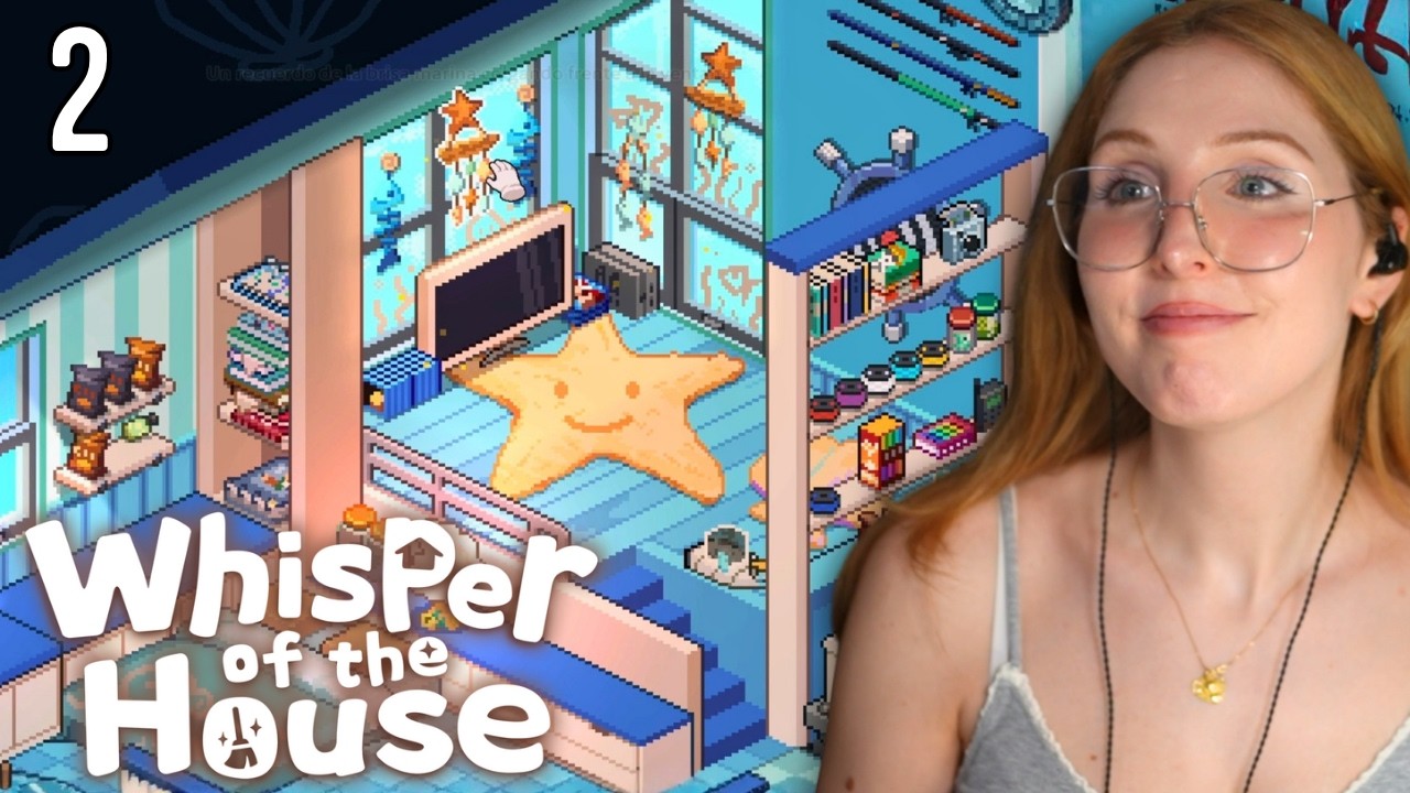 Una nueva casa! Decorando combinis y habitaciones de stream | Whisper of the House | Parte 2