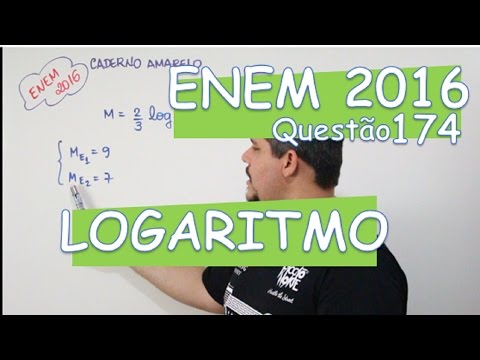 ENEM 2016 - MATHEMATICS 174 (LOGARITHM)