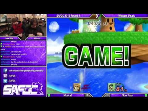 SAFGC 2016 R4 - Muscat (Peach/Fox/Ganon) vs Flow Rats (Luigi/C.Falcon) - Winners Finals - PM