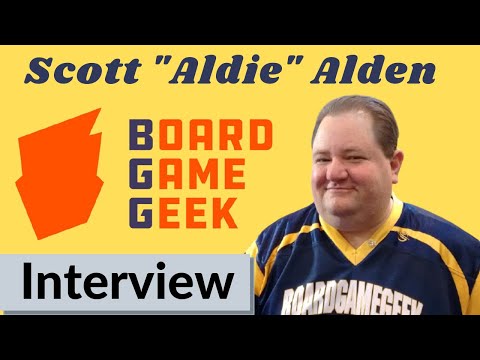 Board Game Geek - Meepleville Meets founder and owner Scott "Aldie Alden